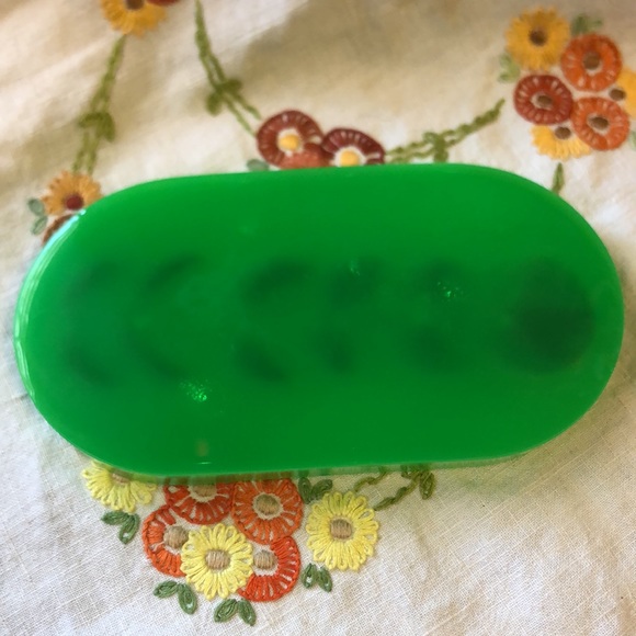 Handmade bright green lunar phase tray - Picture 4 of 5